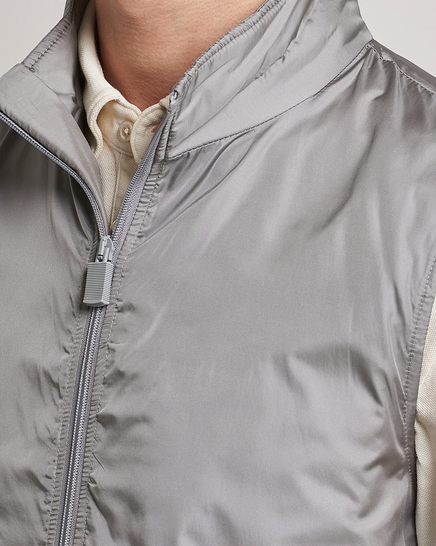 Herre | Veste | Aspesi | Vernes Nylon Gilet Grey
