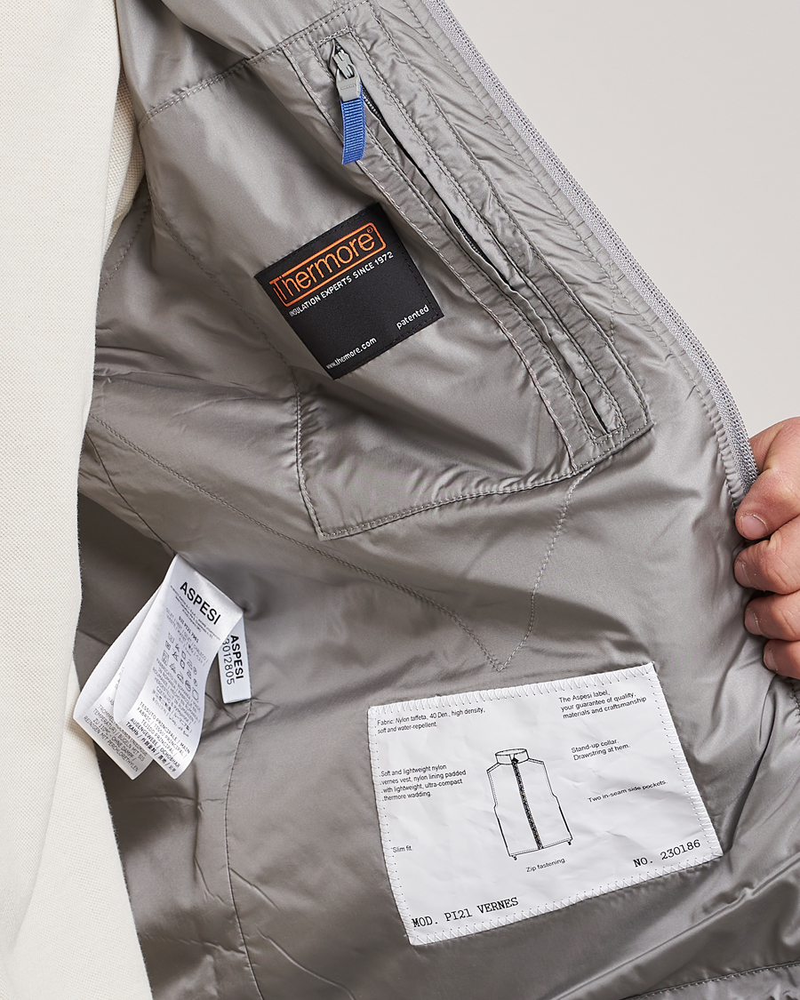 Herre | Veste | Aspesi | Vernes Nylon Gilet Grey