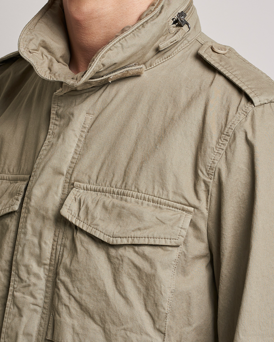 Herre | Jakker | Aspesi | Cotton Field Jacket Khaki