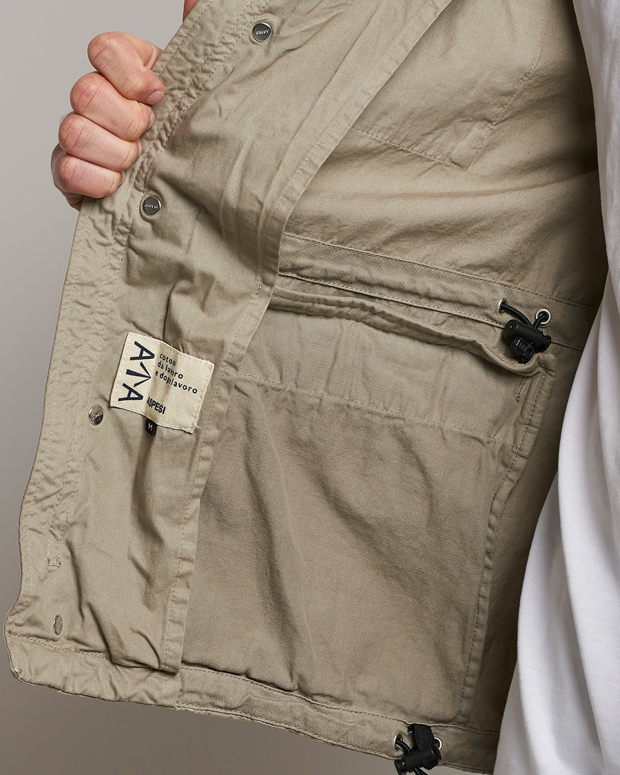 Herre | Jakker | Aspesi | Cotton Field Jacket Khaki