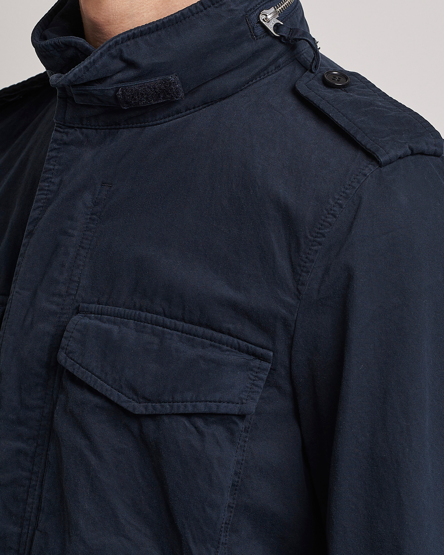 Herre | Jakker | Aspesi | Cotton Field Jacket Navy