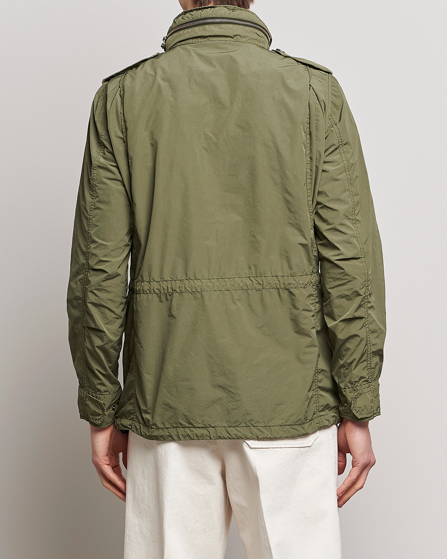 Herre | Jakker | Aspesi | Giubotto Garment Dyed Field Jacket Army Green