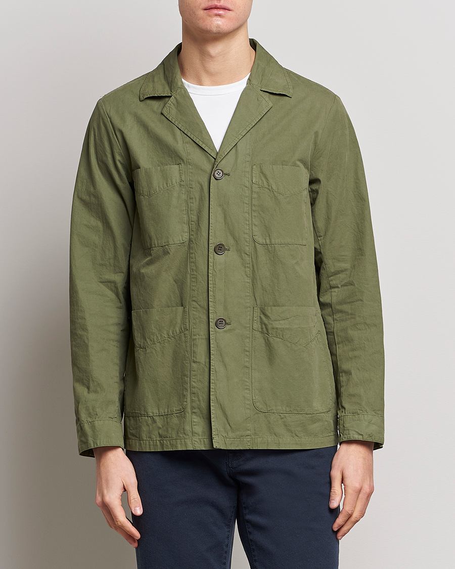 Herre | Klassiske jakker | Aspesi | Fadango Shirt Jacket Army Green
