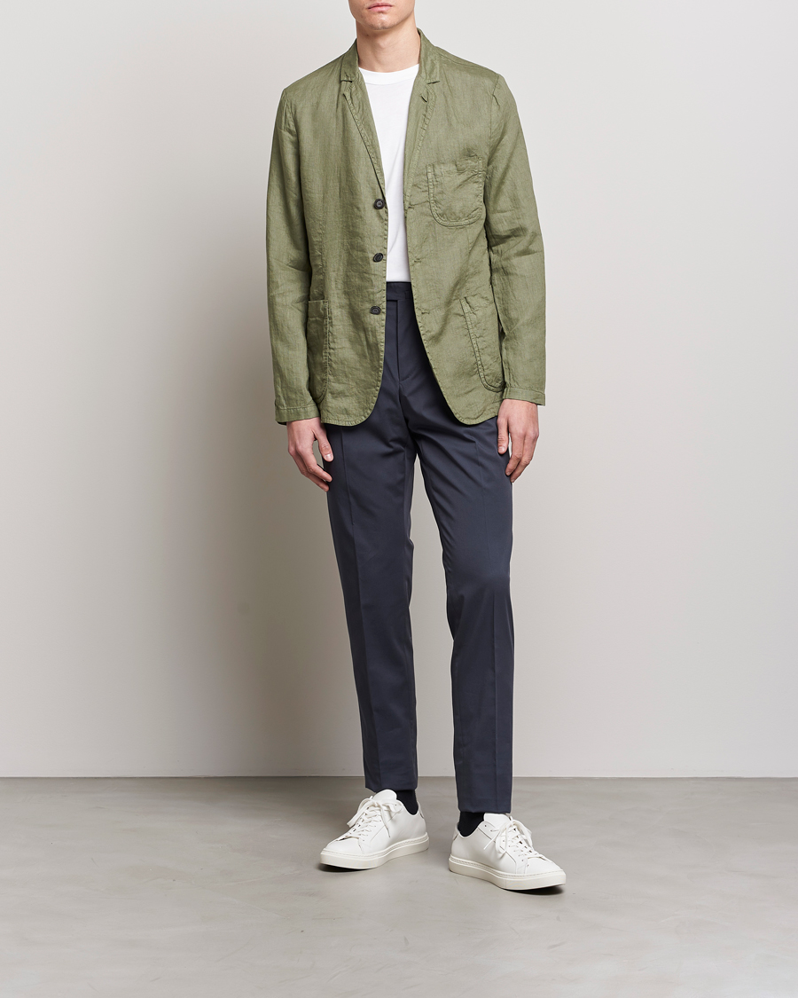 Herre | Blazere & jakker | Aspesi | Samuraki Linen Blazer Army Green