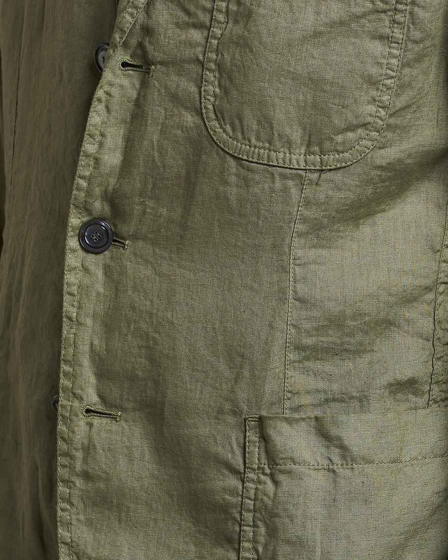 Herre | Blazere & jakker | Aspesi | Samuraki Linen Blazer Army Green