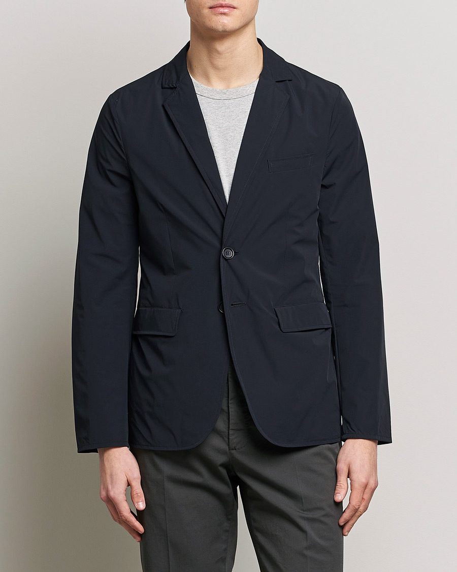 Herre | Blazere & jakker | Aspesi | Stretch Nylon Blazer Navy