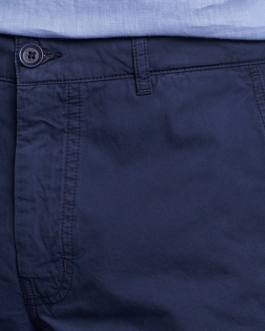 Herre | Shorts | Aspesi | Washed Cotton Cargo Shorts Dark Blue