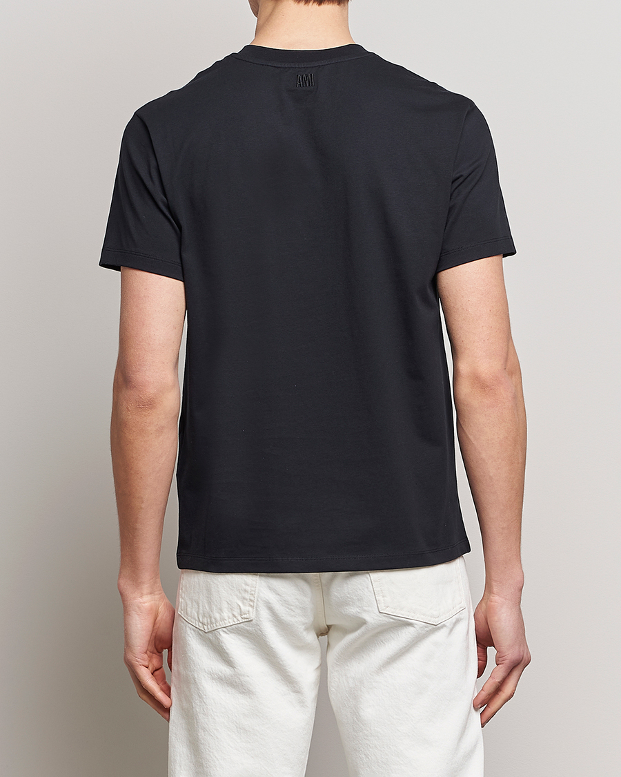 Herre | T-Shirts | AMI | Heart Logo T-Shirt Black