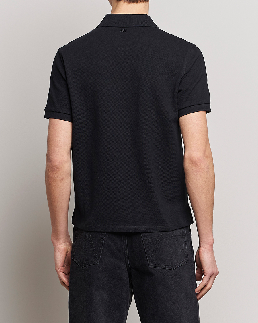 Herre | Polotrøjer | AMI | Heart Logo Piquet Polo Black