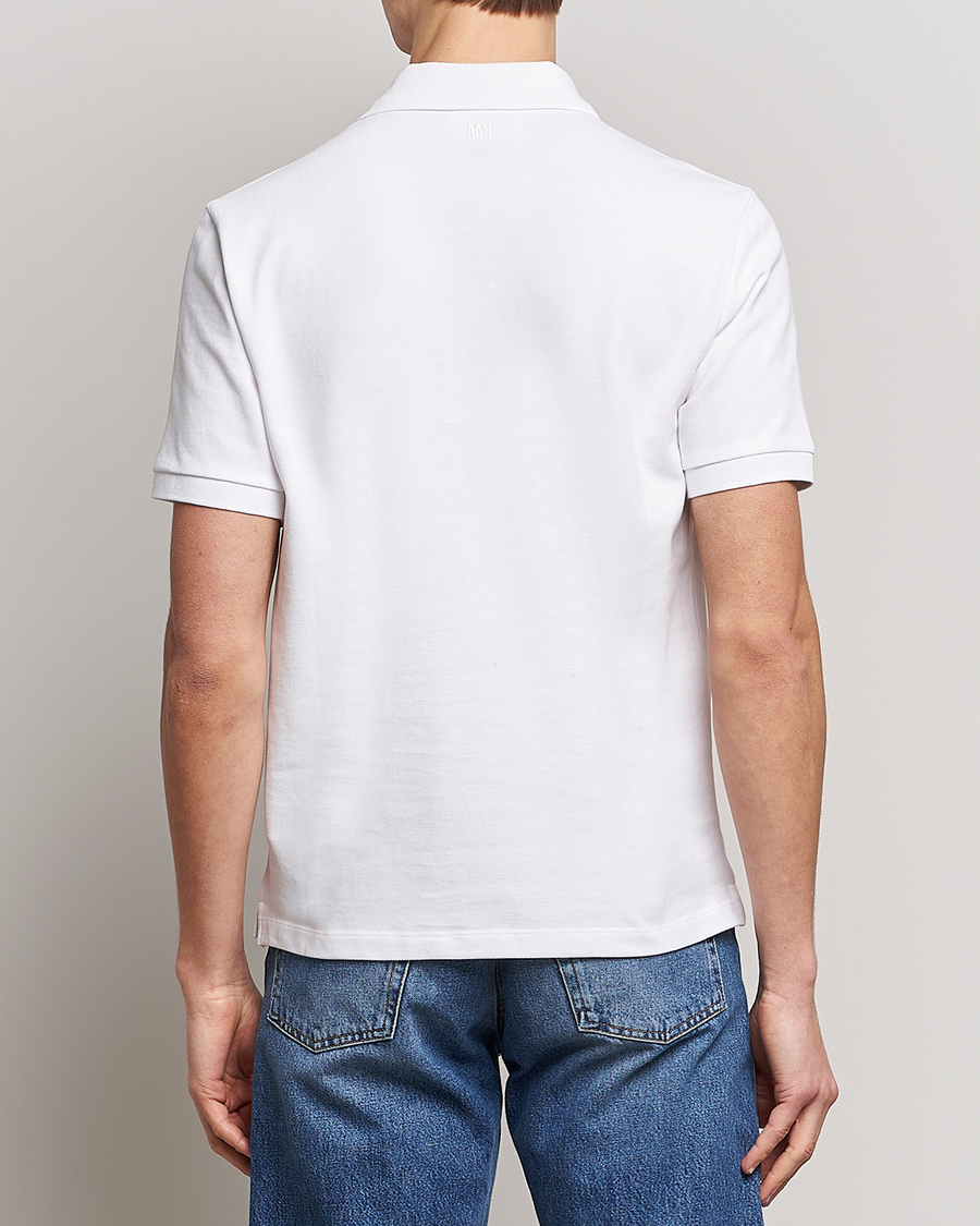 Herre | Polotrøjer | AMI | Heart Logo Piquet Polo White