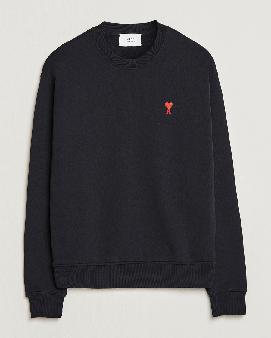 Herre | Trøjer | AMI | Heart Logo Sweatshirt Black