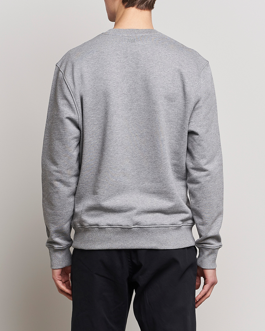 Herre | Trøjer | AMI | Heart Logo Sweatshirt Heather Grey