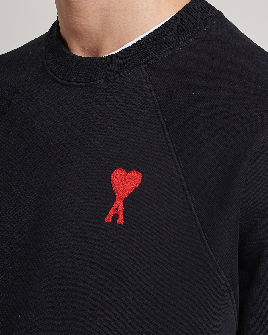 Herre | Trøjer | AMI | Big Heart Sweatshirt Black