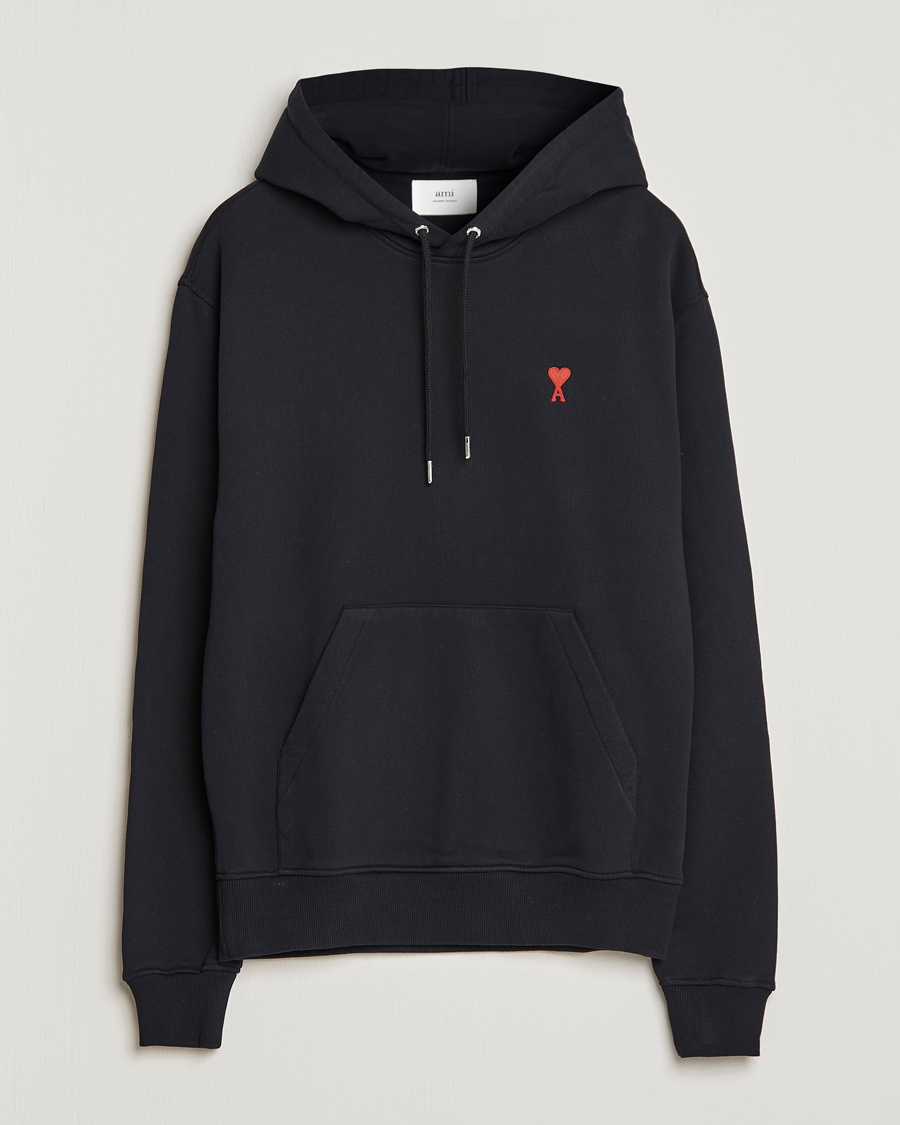 Herre | Trøjer | AMI | Heart Logo Hoodie Black