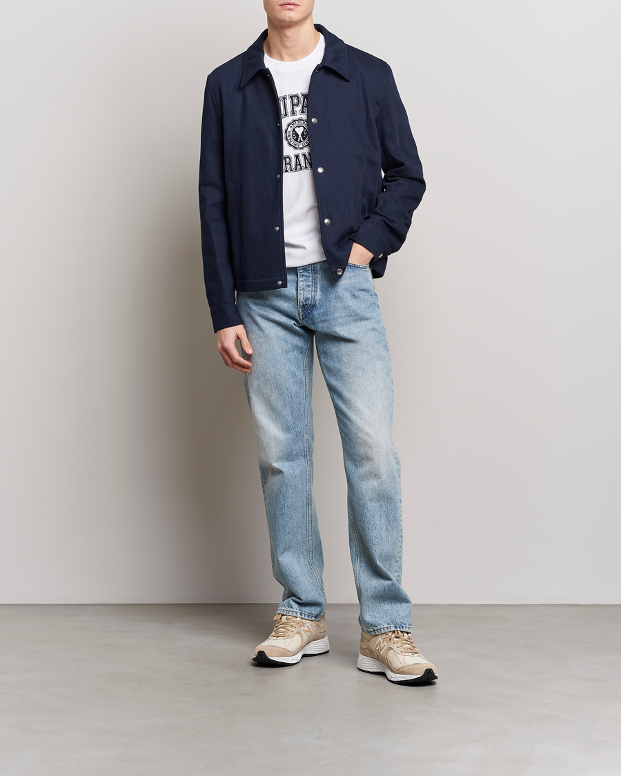 Herre | Jakker | AMI | Buttoned Jacket Navy