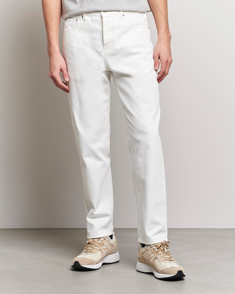 Herre | Straight leg | AMI | Tapered Jeans Natural White
