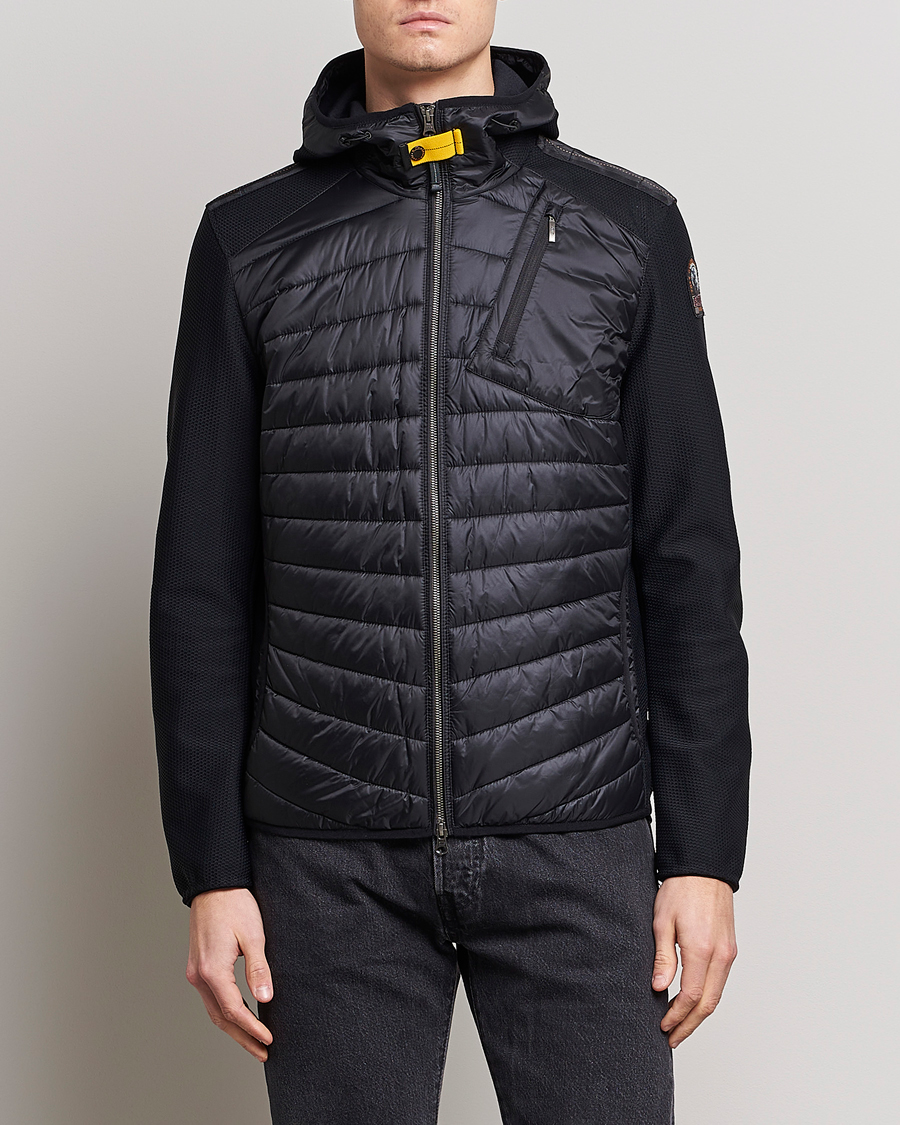 Herre | Parajumpers Jakker | Parajumpers | Nolan Mesh Hooded Hybrid  Black
