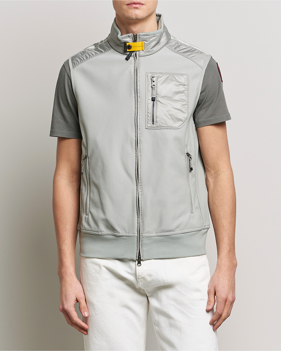 Herre |  | Parajumpers | Ludo Cold Down Hybrid Vest London Fog