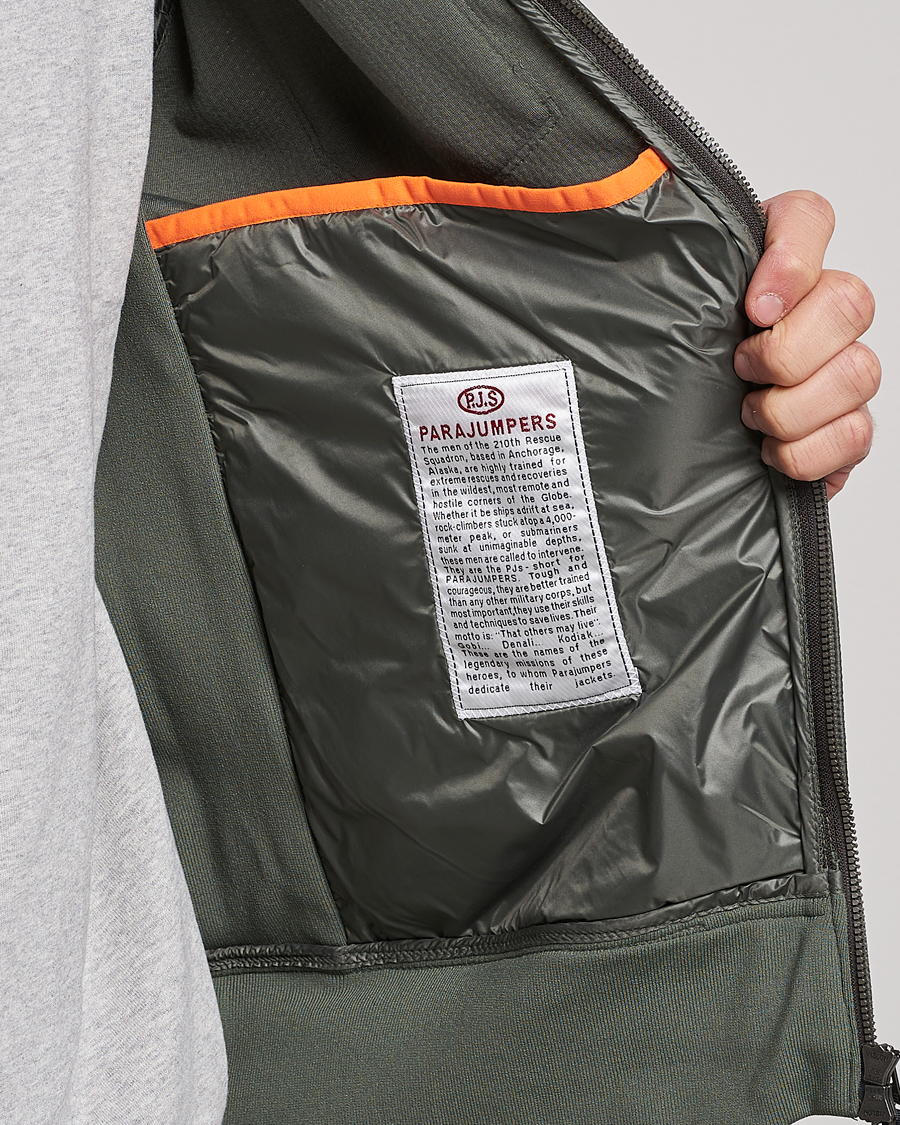 Herre | Jakker | Parajumpers | London Hybrid Cool Down Jacket Thyme