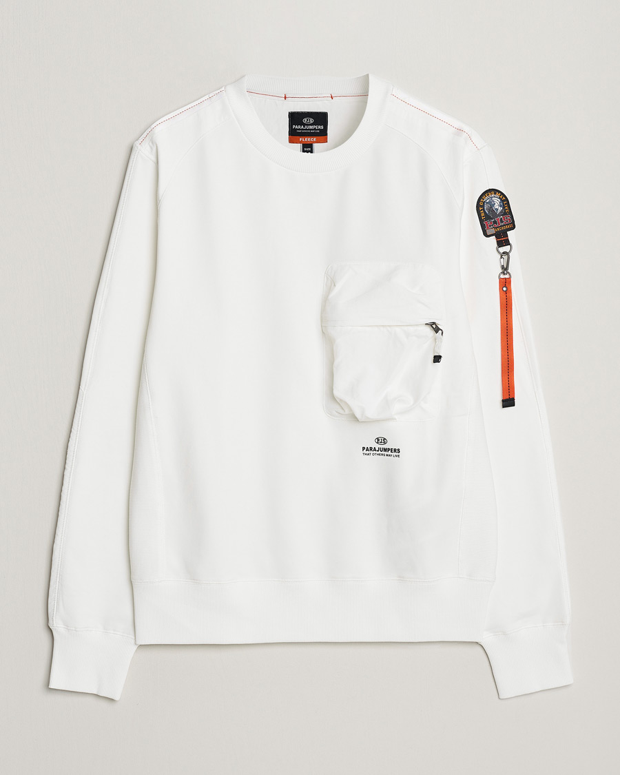 Herre | Trøjer | Parajumpers | Sabre Soft Crew Neck Sweatshirt Off White