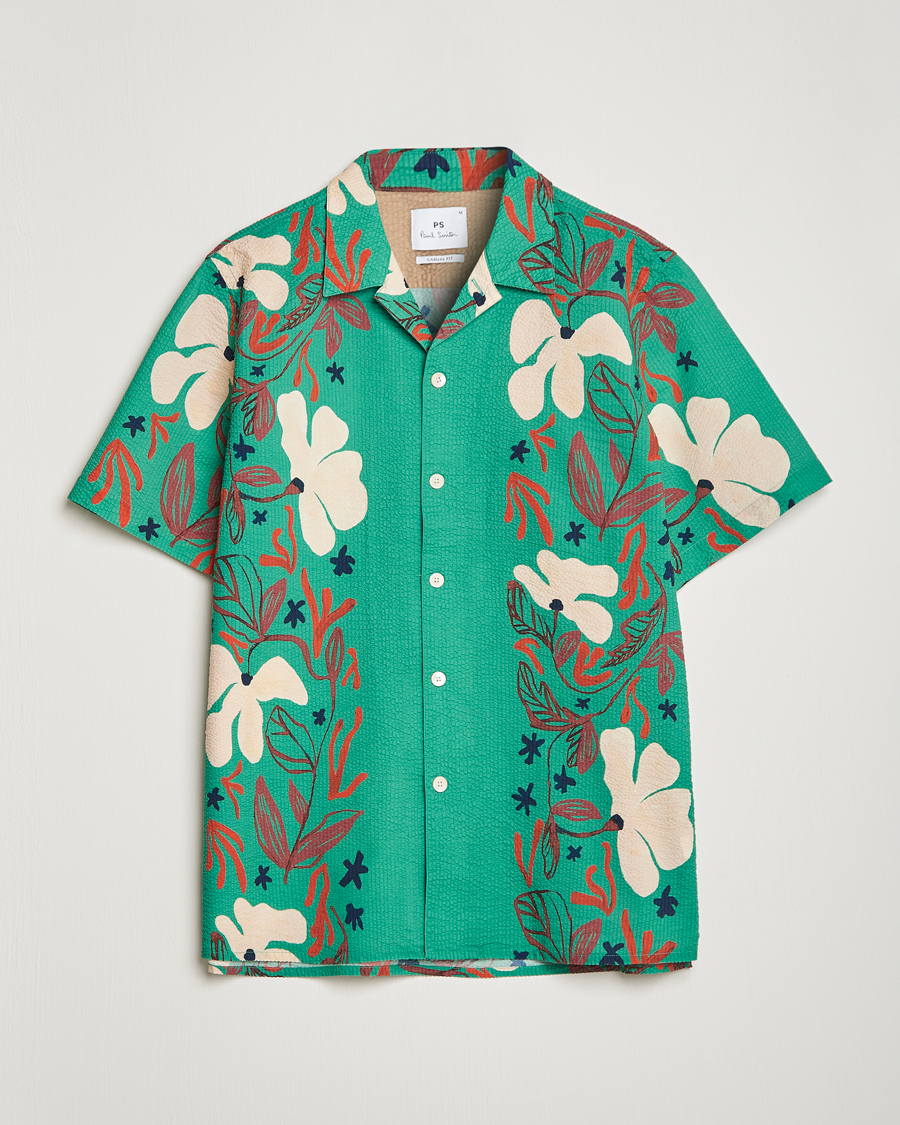 Herre | Skjorter | PS Paul Smith | Cotton Casual Fit Shirt Green