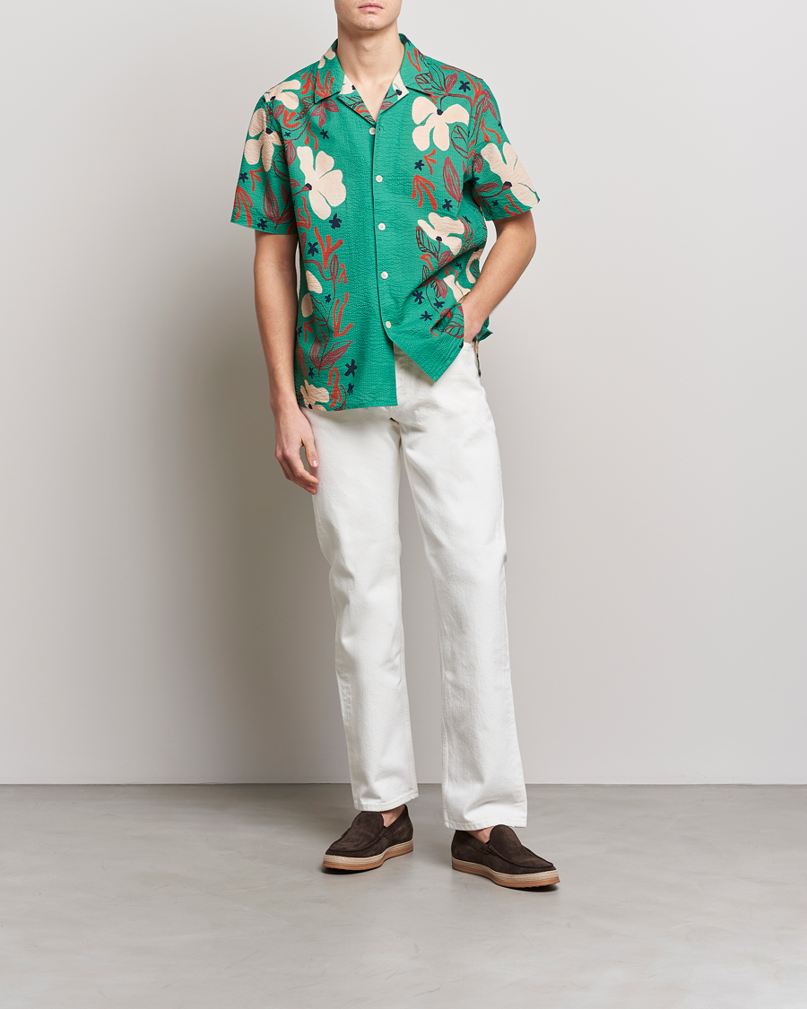 Herre | Skjorter | PS Paul Smith | Cotton Casual Fit Shirt Green