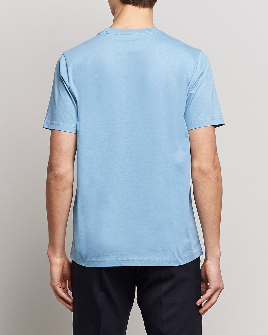 Herre | T-Shirts | PS Paul Smith | Organic Cotton Skull T-Shirt Light Blue