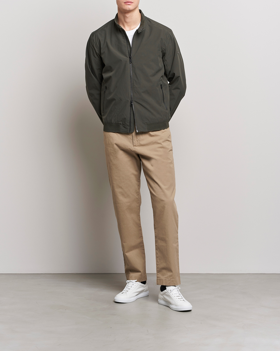 Herre | Jakker | Scandinavian Edition | Plain Waterproof Jacket Dark Olive