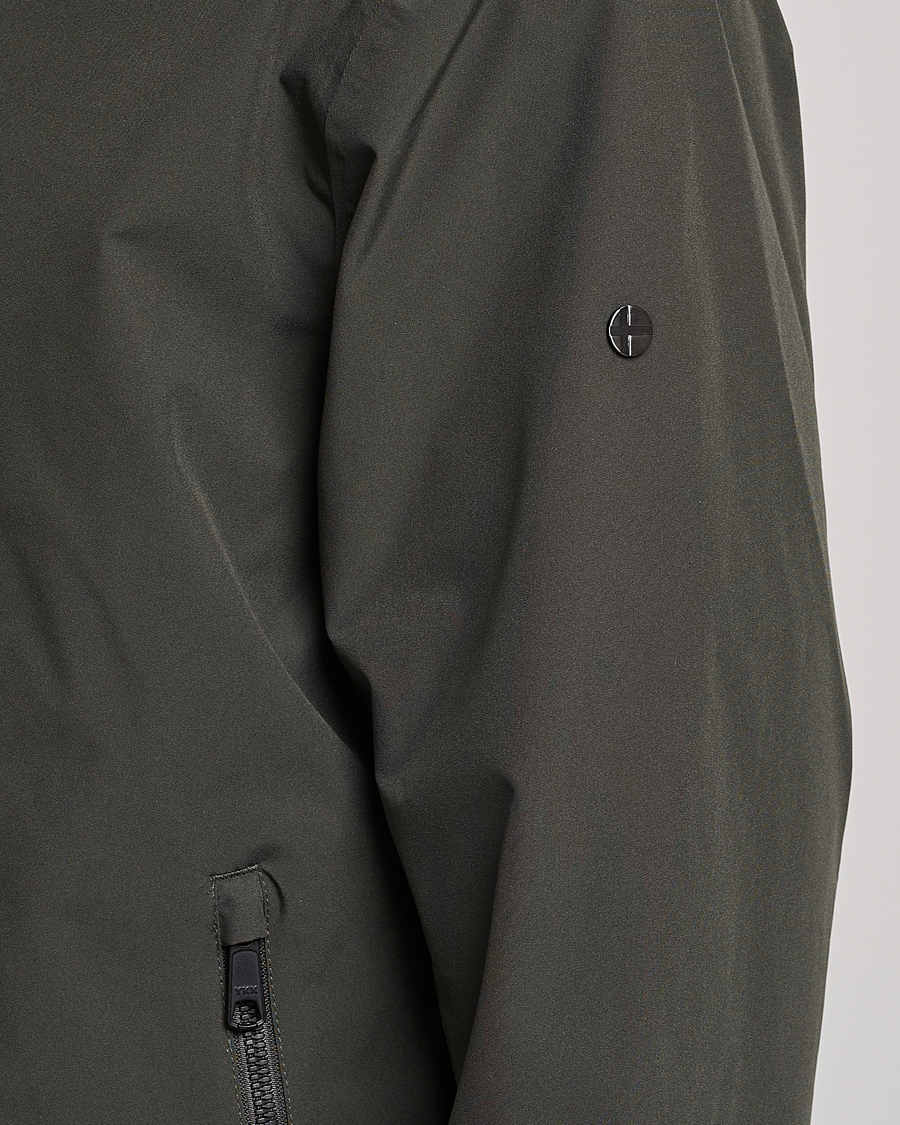 Herre | Jakker | Scandinavian Edition | Plain Waterproof Jacket Dark Olive