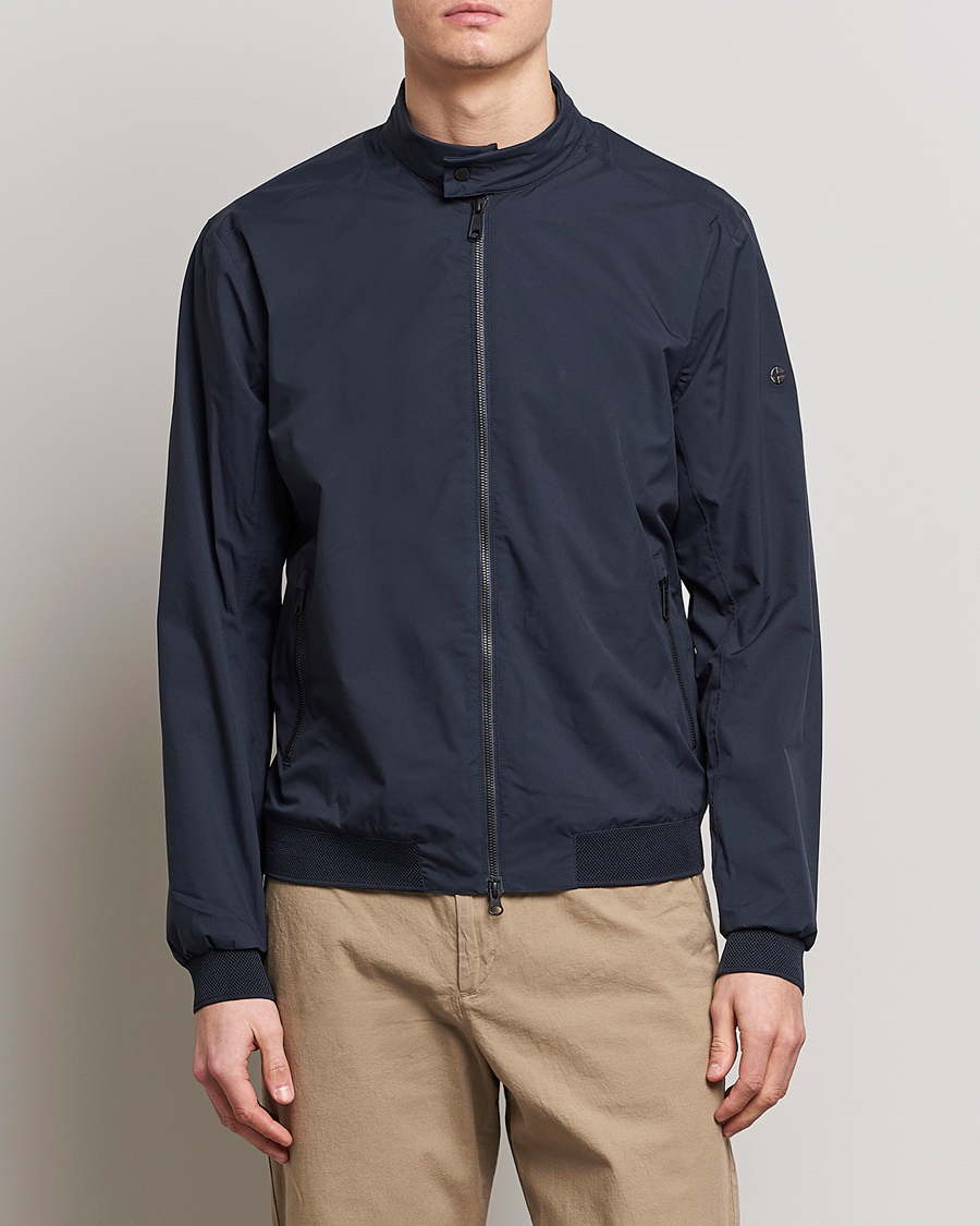 Herre | Nye produktbilleder | Scandinavian Edition | Plain Waterproof Jacket Midnight Blue