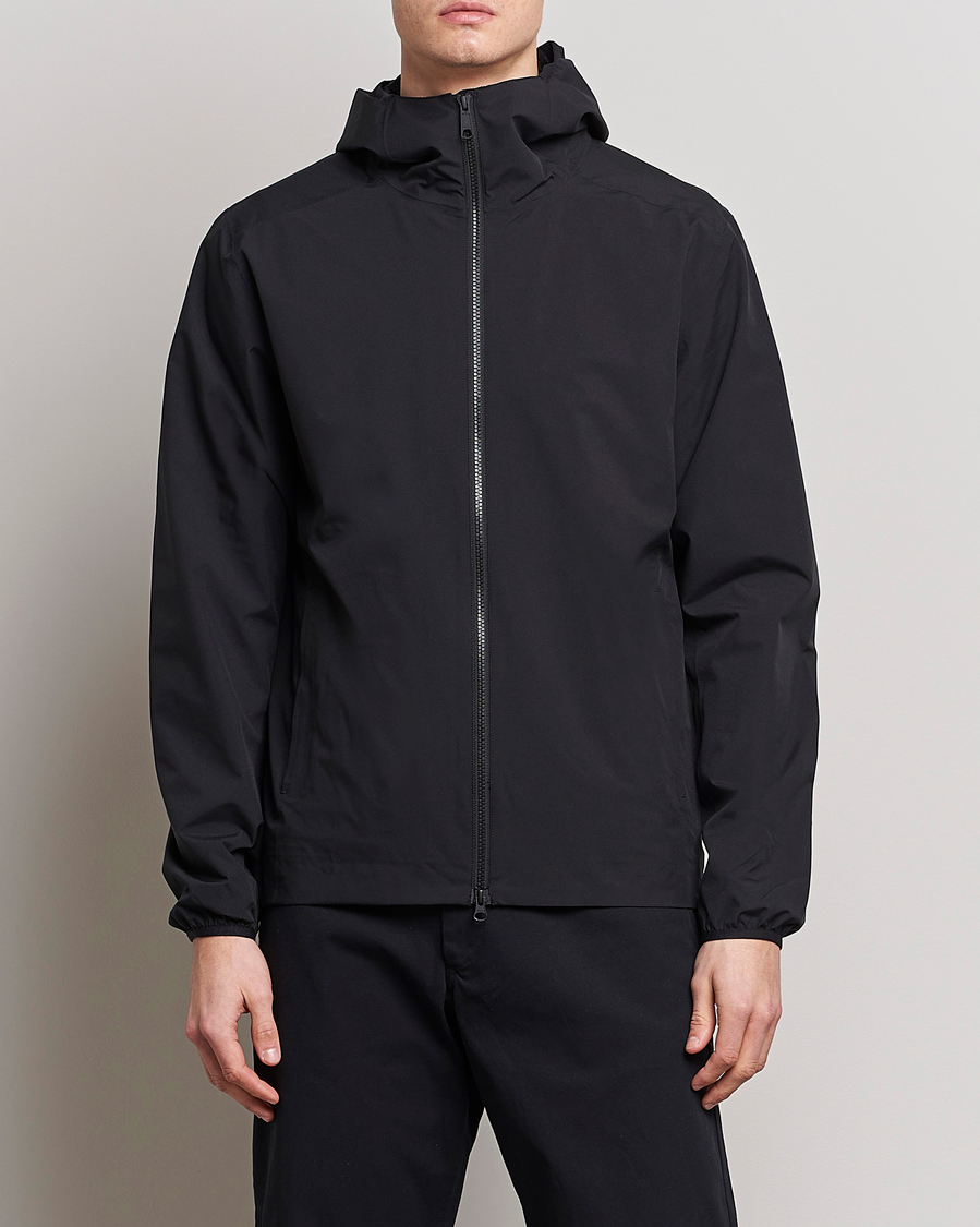 Herre | Afdelinger | Scandinavian Edition | Hood Waterproof Jacket Onyx