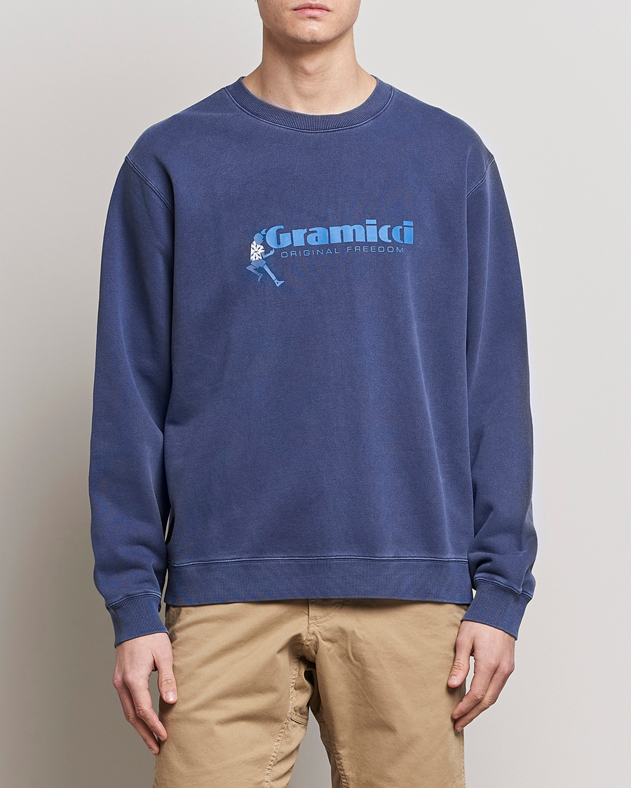 Herre | Trøjer | Gramicci | Dancing Man Sweatshirt Navy Pigment