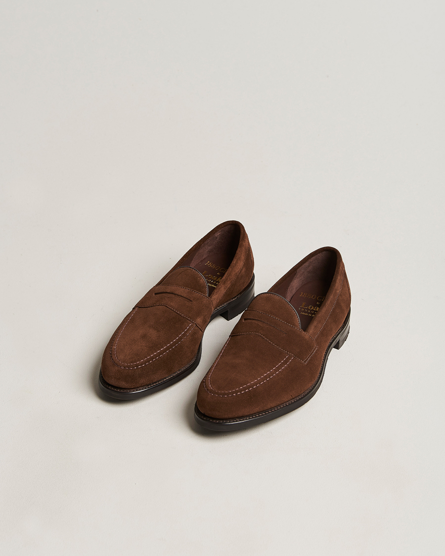 Herre | Loake 1880 Grant Shadow Sole Brown Suede | Loake 1880 | Grant Shadow Sole Brown Suede