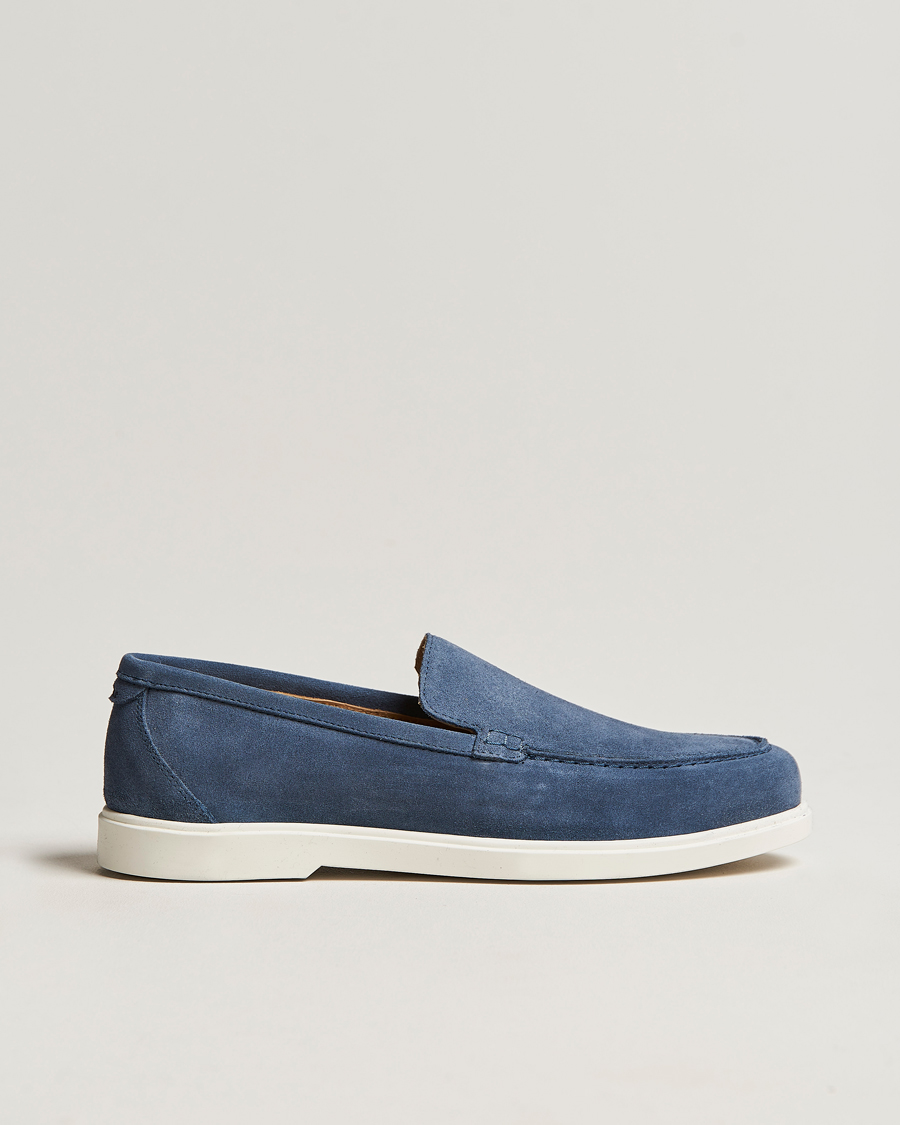 Herre | Loafers | Loake Shoemakers | Tuscany Suede Loafer Denim