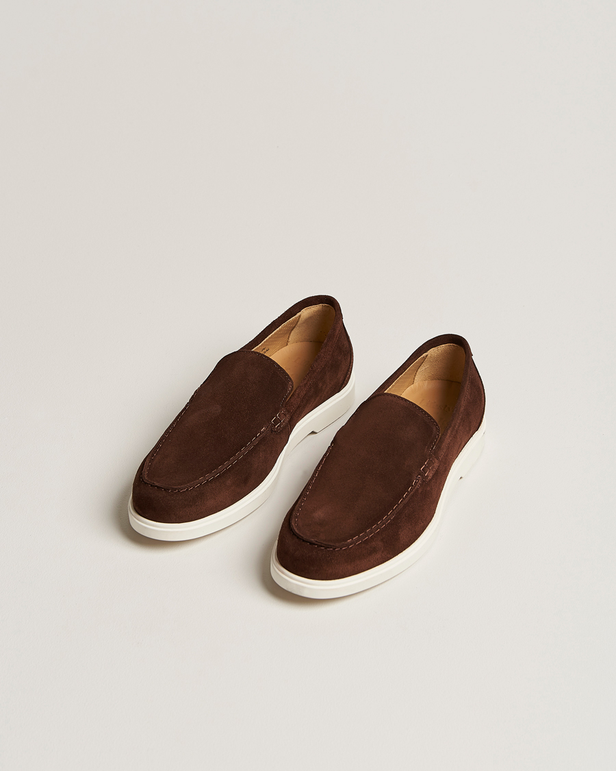 Herre | Loafers | Loake Shoemakers | Loake 1880 Tuscany Suede Loafer Chocolate