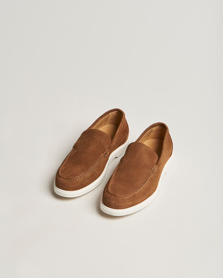 Herr |  | Loake 1880 | Tuscany Suede Loafer Chestnut