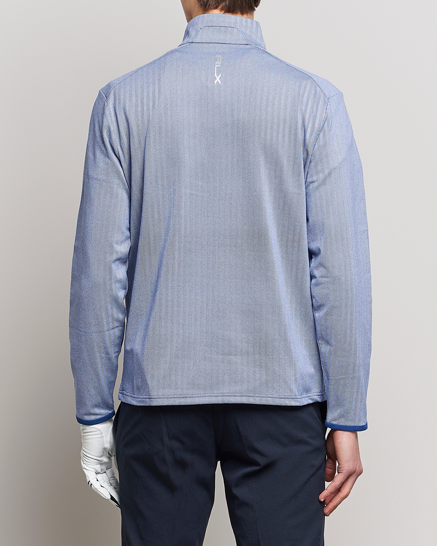 Herre | Trøjer | RLX Ralph Lauren | Luxury Jersey Half Zip Royal Blue