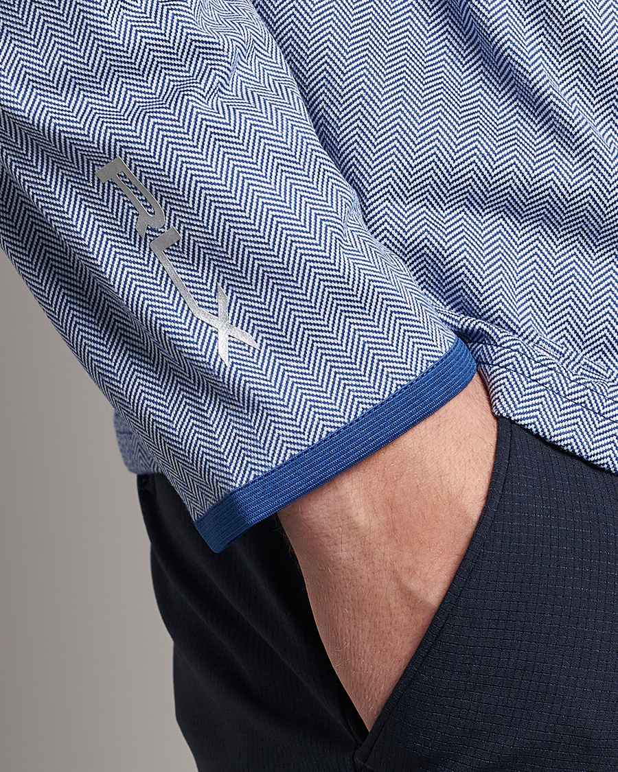 Herre | Trøjer | RLX Ralph Lauren | Luxury Jersey Half Zip Royal Blue