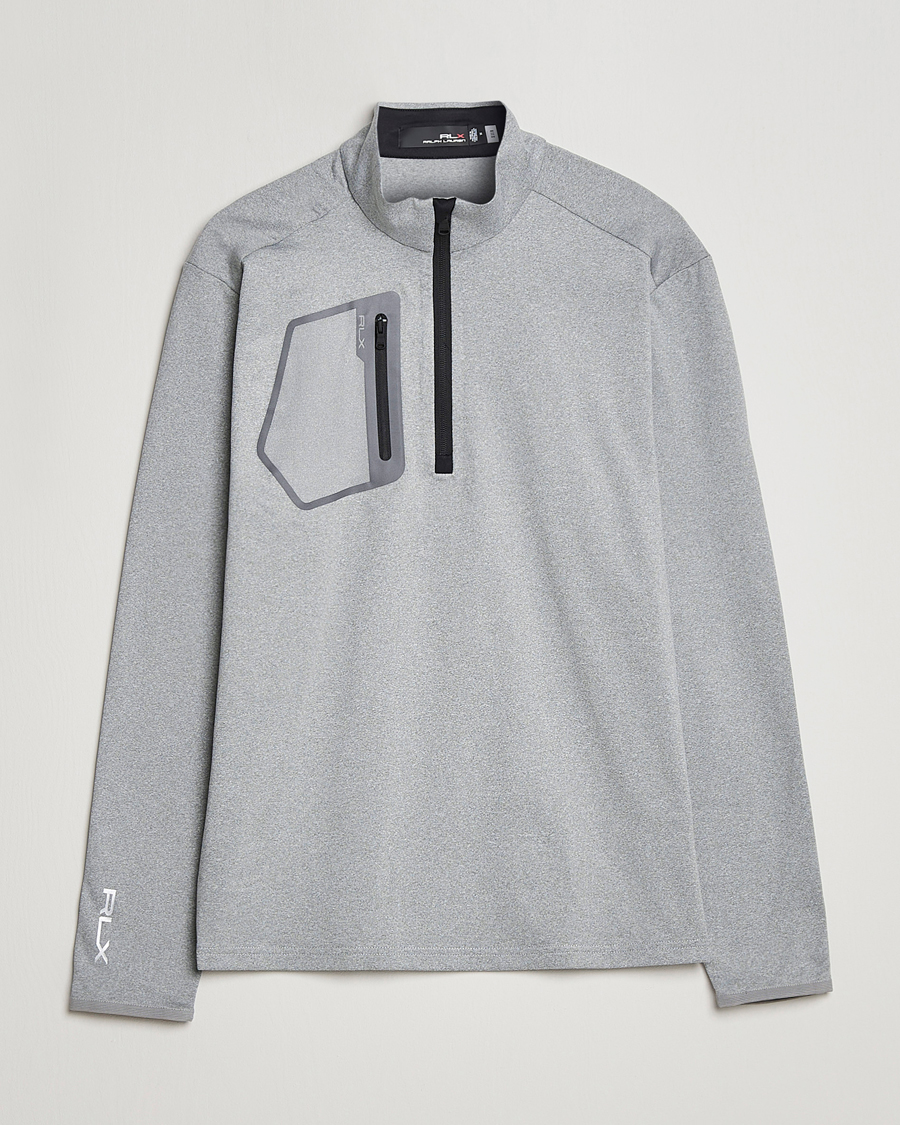 Herre | Trøjer | RLX Ralph Lauren | Luxury Jersey Half Zip Andover Heather