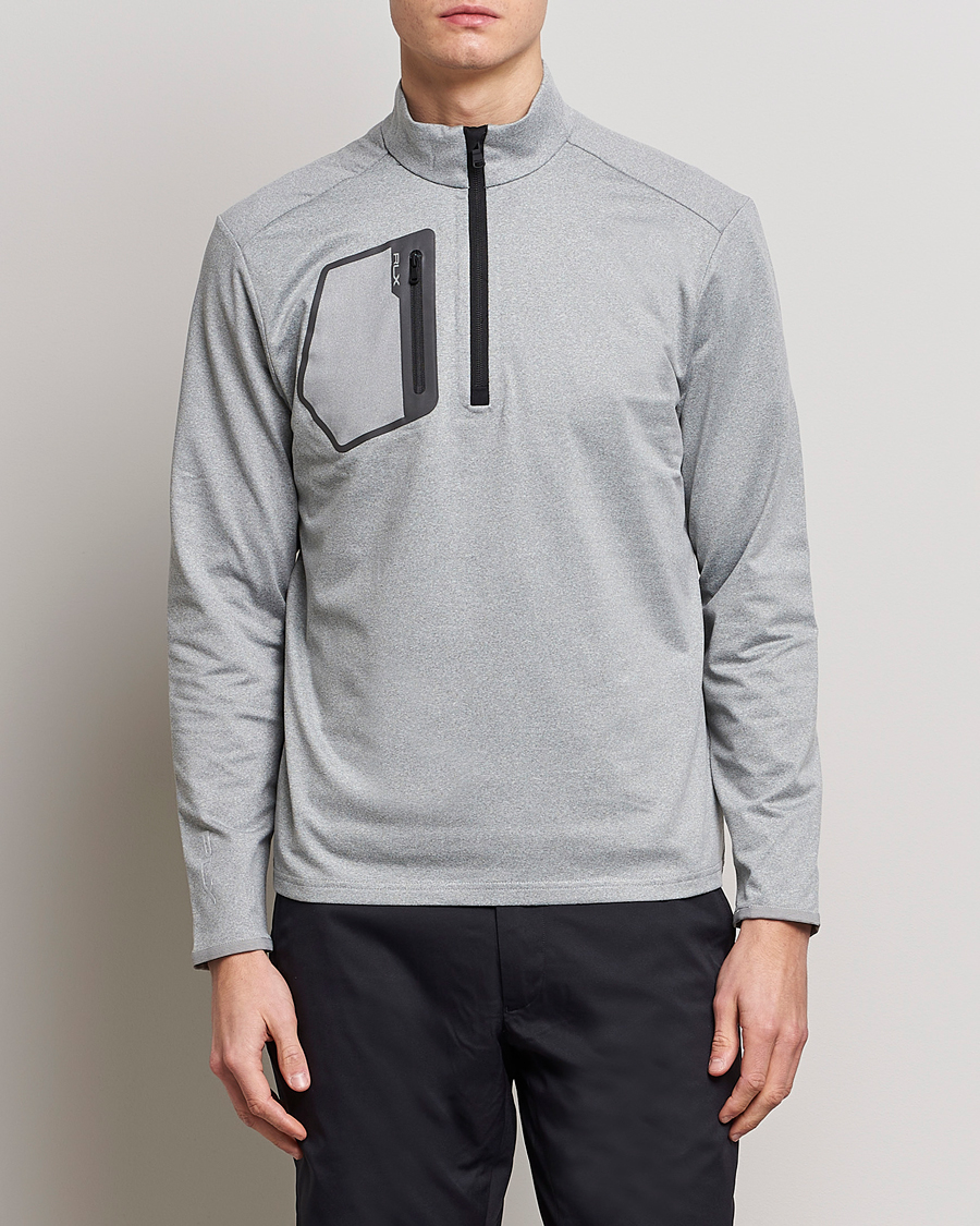 Herre | Trøjer | RLX Ralph Lauren | Luxury Jersey Half Zip Andover Heather