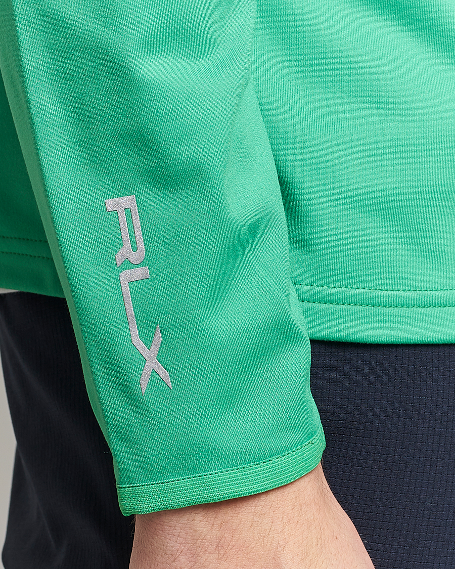 Herre | Trøjer | RLX Ralph Lauren | Luxury Jersey Half Zip Vineyard Green