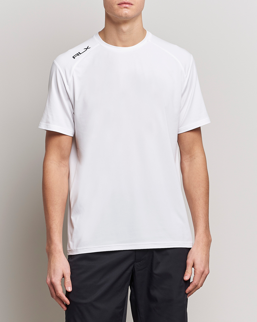 Herre | Active | RLX Ralph Lauren | Airflow Crew Neck T-Shirt Ceramic White