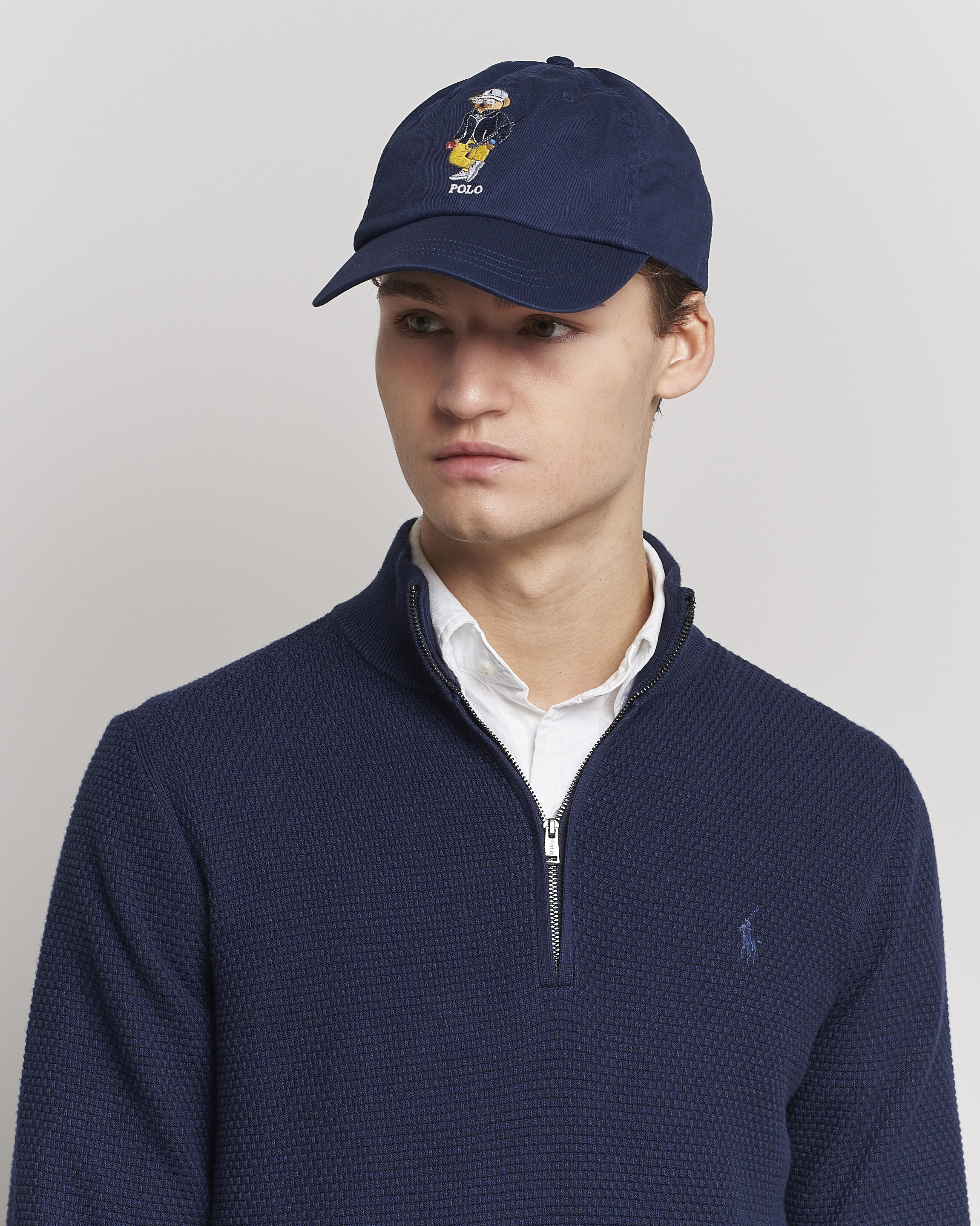 Herre | Bear Golf Cap Refined Navy | Polo Ralph Lauren Golf | Bear Golf Cap Refined Navy