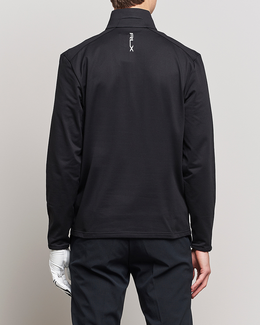 Herre | Trøjer | RLX Ralph Lauren | Luxury Jersey Half Zip Black
