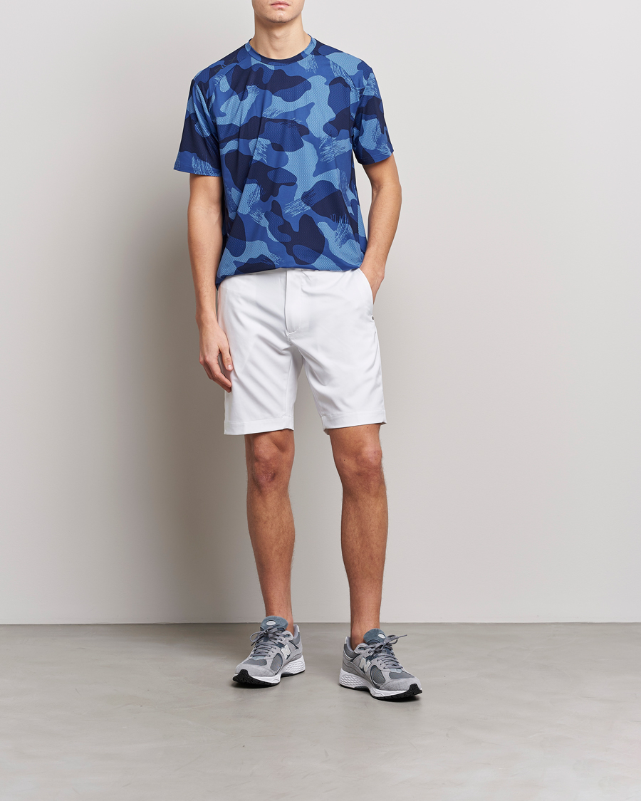Herre | T-Shirts | RLX Ralph Lauren | Airflow Performance T-Shirt Royal Navy Camo