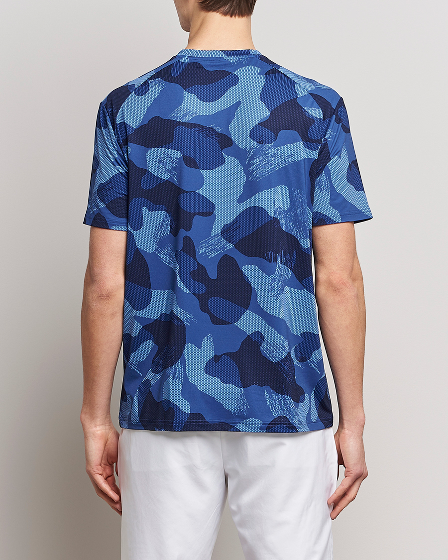 Herre | T-Shirts | RLX Ralph Lauren | Airflow Performance T-Shirt Royal Navy Camo