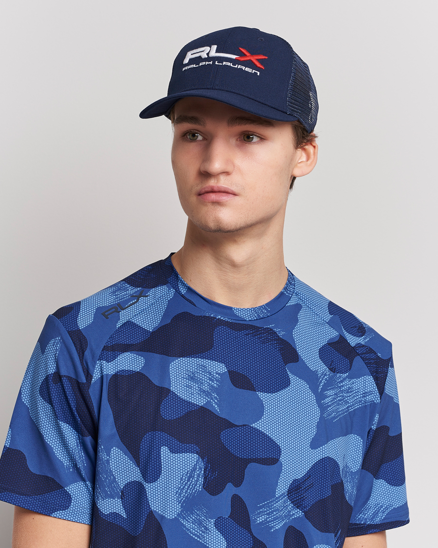 Herre | RLX Ralph Lauren Golf Trucker Cap French Navy | RLX Ralph Lauren | Golf Trucker Cap French Navy