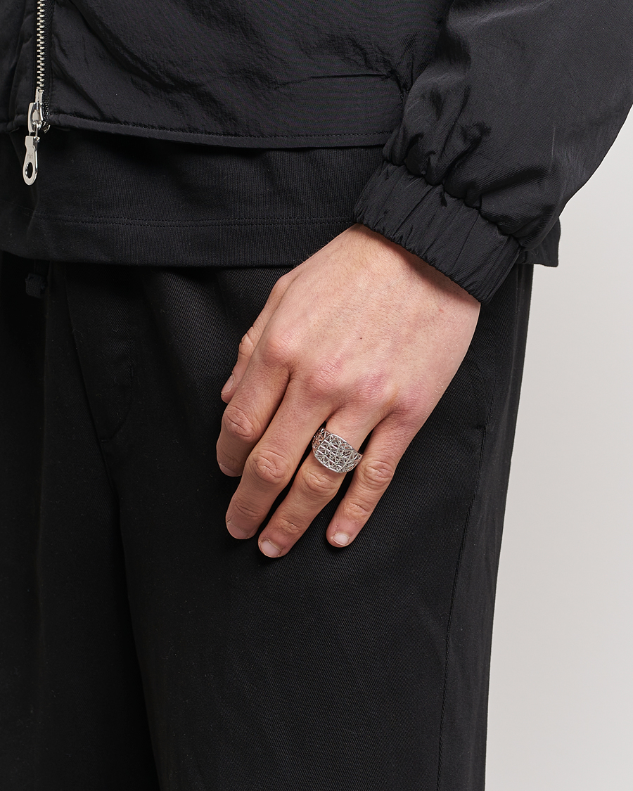 Herre | Tom Wood Mesh Ring Silver | Tom Wood | Mesh Ring Silver