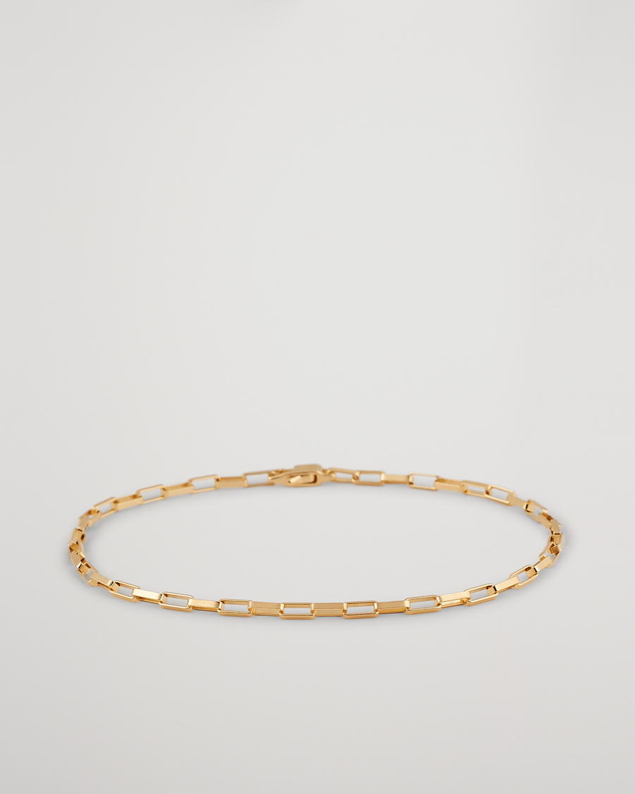 Herre | Tom Wood Billie Bracelet Gold | Tom Wood | Billie Bracelet Gold
