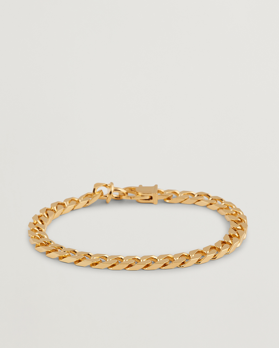 Herre | Tom Wood Frankie Bracelet Gold | Tom Wood | Frankie Bracelet Gold